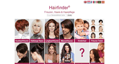 Desktop Screenshot of de.hairfinder.com