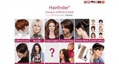 Desktop Screenshot of fr.hairfinder.com